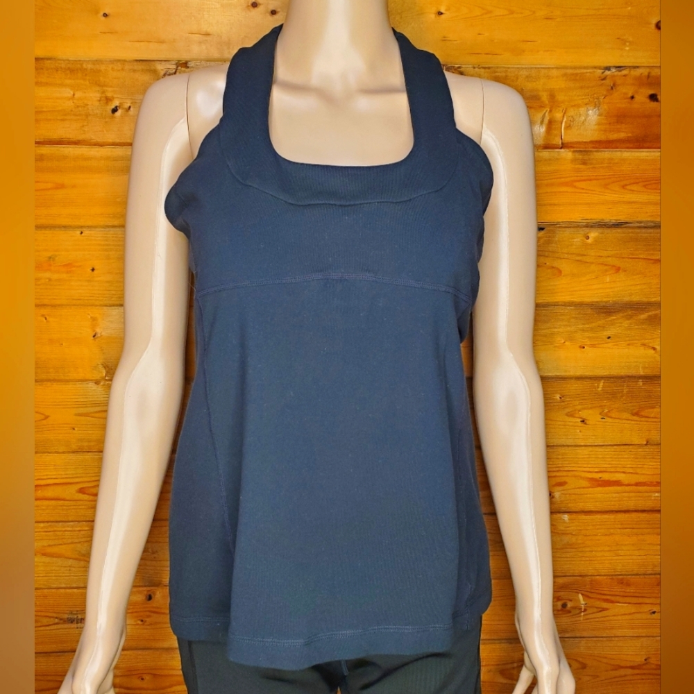 ❤️ Lululemon racerback black workout tank top exercise athletic Size S/M